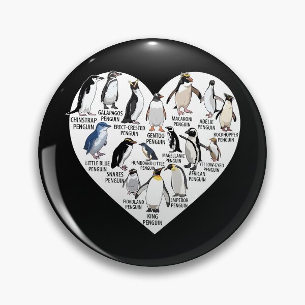 Item preview, Types Of Penguins - Emperor Penguin - King Penguin - Gentoo Penguin - Macaroni Penguin designed and sold by KristiTaylorArt.
