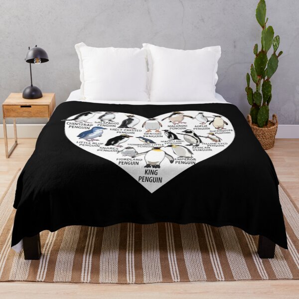 Item preview, Types Of Penguins - Emperor Penguin - King Penguin - Gentoo Penguin - Macaroni Penguin designed and sold by KristiTaylorArt.