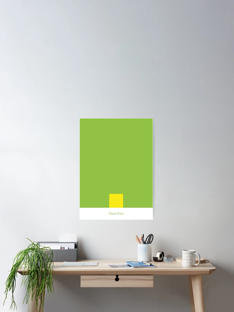 Thumbnail 2 of 3, Poster, Match Point designed and sold by Two Color Film.