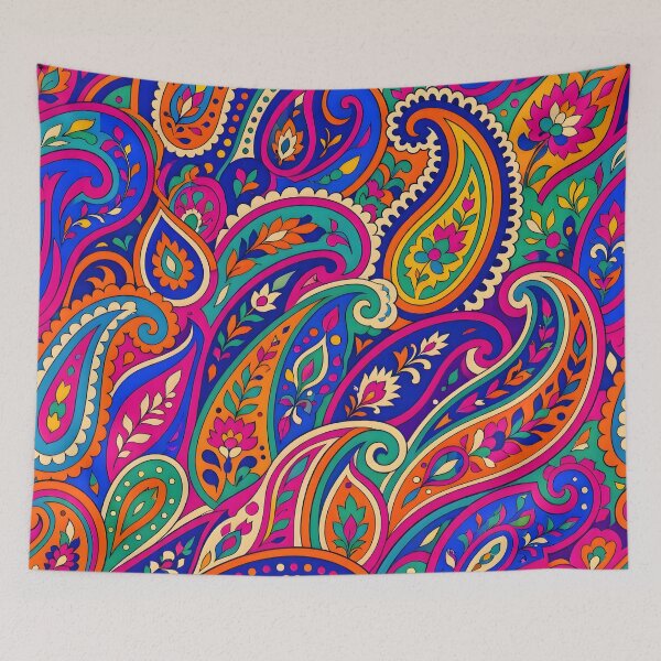 Item preview, Colorful Modern Paisley Pattern designed and sold by Sybille-Yates.