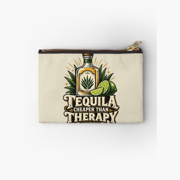 Item preview, Tequila Cheaper Than Therapy – Vintage Agave and Lime designed and sold by AwesomeBeyondLimits.