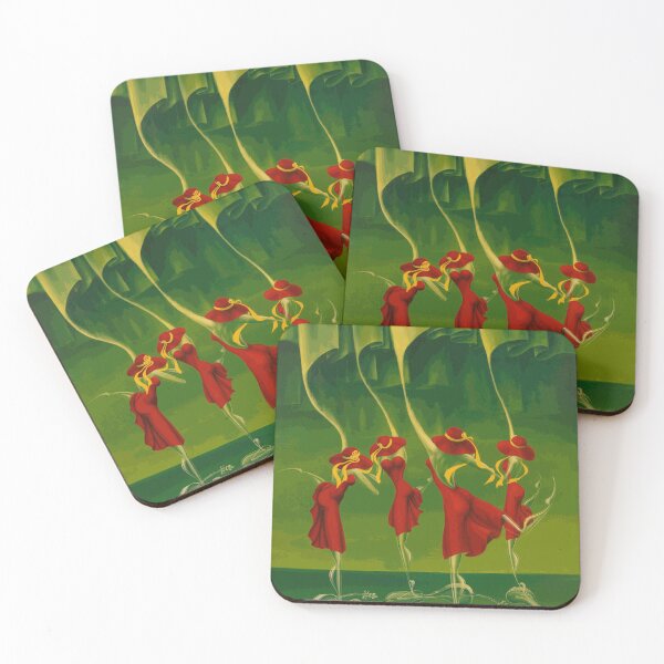 Item preview, Surreal Red Dress Dancers designed and sold by AmaroCistern.