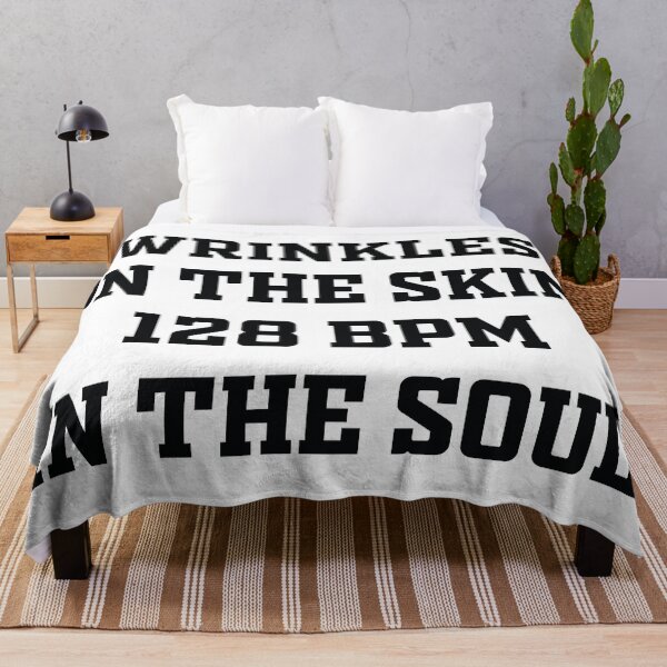 Item preview, wrinkles on the skin 128 bpm in the soul (black) designed and sold by SamClubwear.