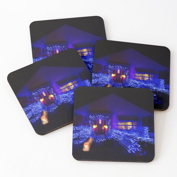 Item preview, Abstract Christmas Lights - Blue Holidays House designed and sold by Georgia Mizuleva.