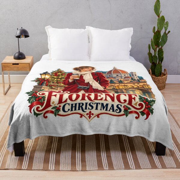 Item preview, Florence Christmas Girl Cozy Italian Travel designed and sold by lorand-designs.