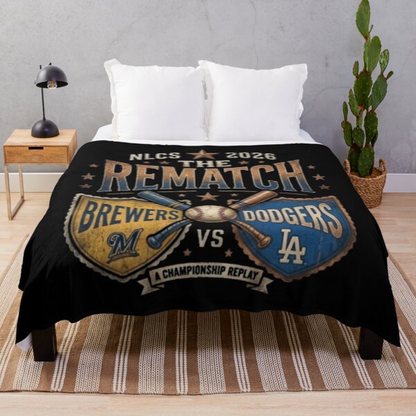Item preview, Brewers vs Dodgers NLCS 2026 Rematch Milwaukee Baseball designed and sold by uimjerunok.
