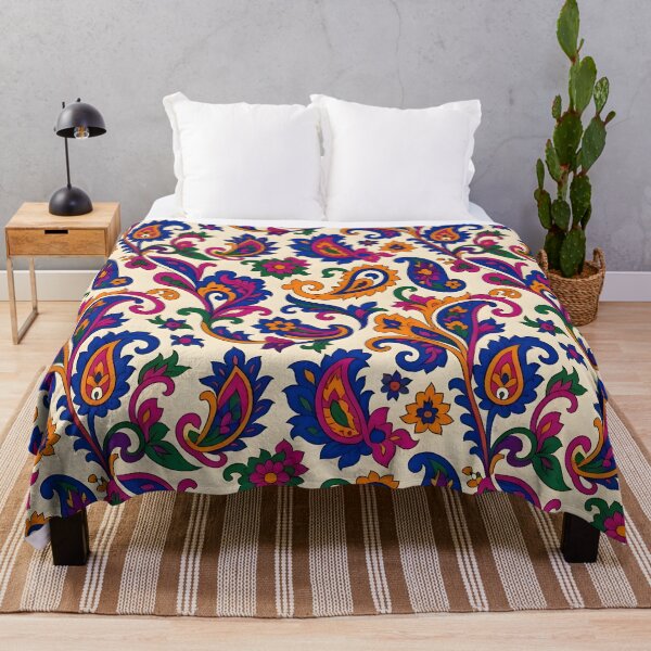 Item preview, Colorful Floral Paisley Pattern designed and sold by Sybille-Yates.