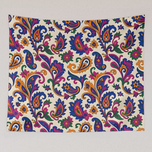 Item preview, Colorful Floral Paisley Pattern designed and sold by Sybille-Yates.