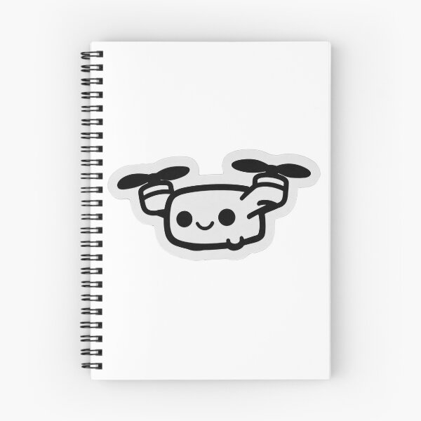 Item preview, Cute Kawaii Drone – Minimalist Tech Sticker designed and sold by Audra-studio.