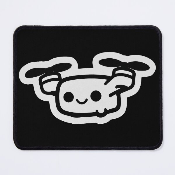 Item preview, Cute Kawaii Drone – Minimalist Tech Sticker designed and sold by Audra-studio.