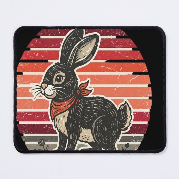 Item preview, Duck Rabbit Illusion - Vintage Retro Striped Sunset designed and sold by tulinorampyc.