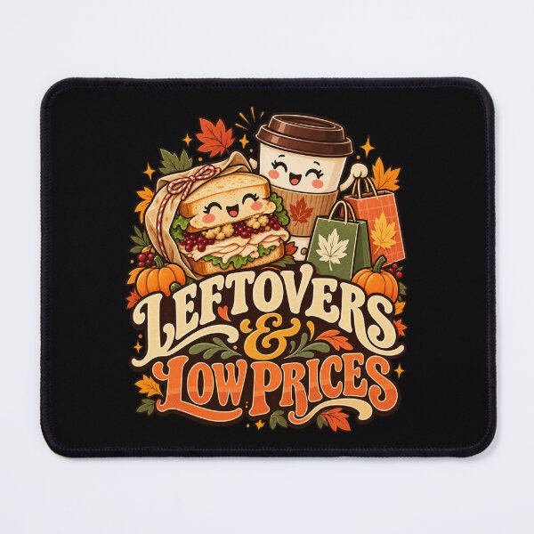 Item preview, Leftovers and Low Prices Cozy Thanksgiving Humor designed and sold by Im-Ara.