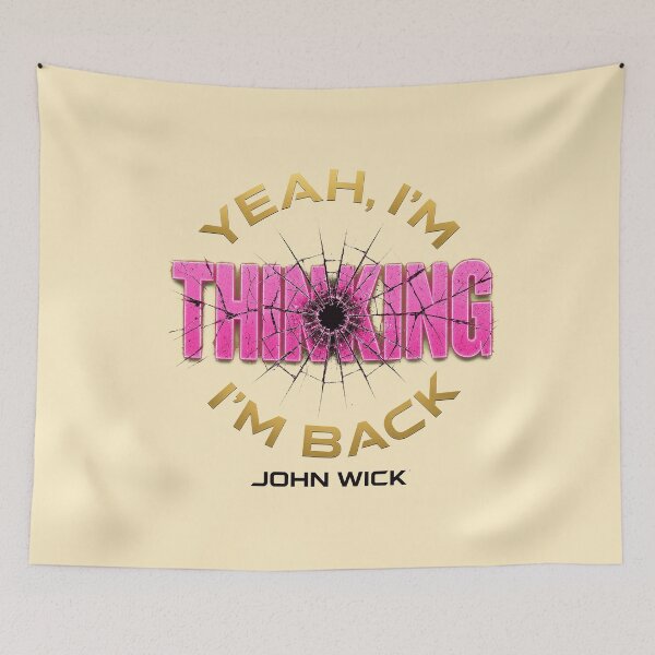 Item preview, Thinking Im Back Relentless Hitman Quote designed and sold by nealalong.
