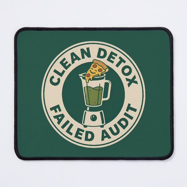 Item preview, Funny Pizza Blender Clean Detox Failed Badge designed and sold by DripCultureLab.