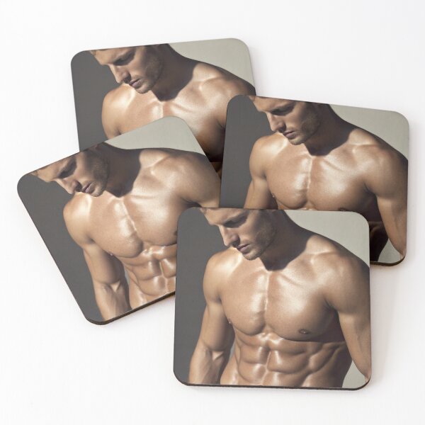 Item preview, Muscular Man with Defined Abs and Athletic Physique designed and sold by gayishdesign.