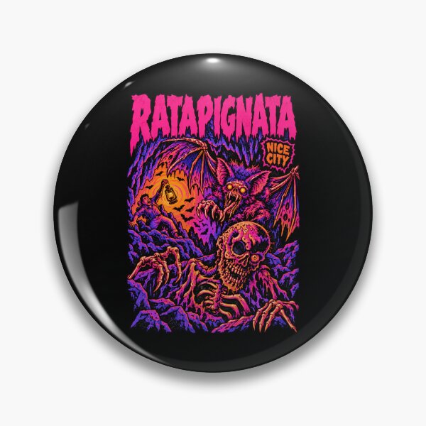 Item preview, Halloween Ratapignata Nice City Rose Fuchsia, Electric Violet and Bright Orange designed and sold by Cool Riviera.