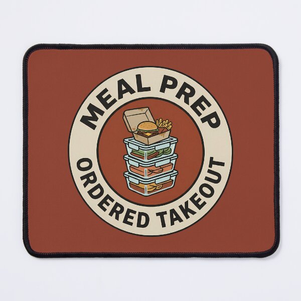 Item preview, Funny Burger Takeout Meal Prep Ordered Badge designed and sold by DripCultureLab.