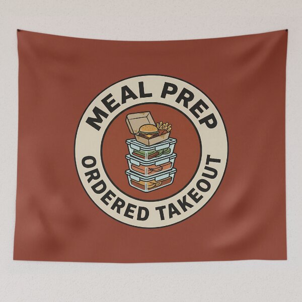 Item preview, Funny Burger Takeout Meal Prep Ordered Badge designed and sold by DripCultureLab.