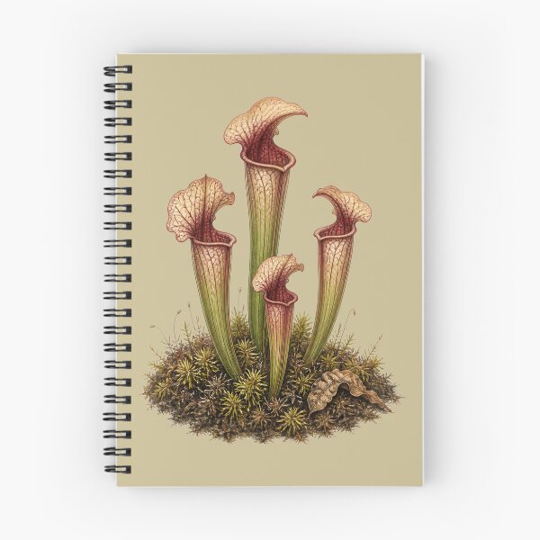 Item preview, Sarracenia Pitcher Plant | Vintage Bog Study designed and sold by BloomStudio1.