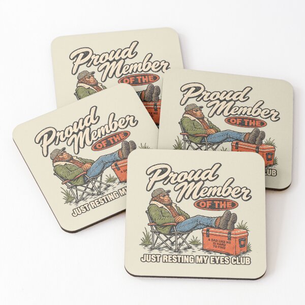 Item preview, Just Resting My Eyes Club – Funny Camping Dad designed and sold by AwesomeBeyondLimits.