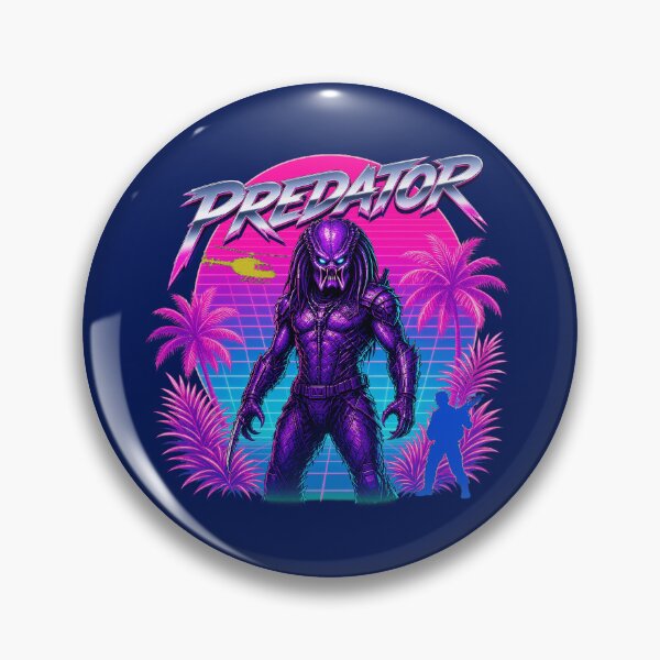 Item preview, Synthwave Jungle Trophy Hunter Alien Neon designed and sold by nealalong.
