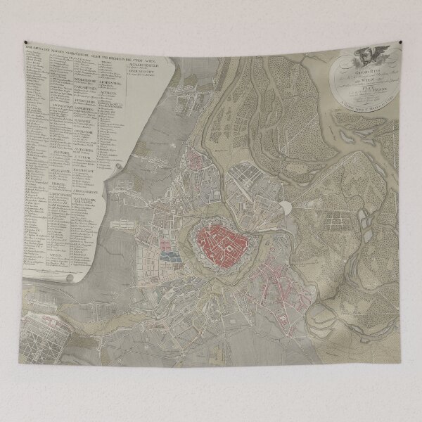 Item preview, Historic Map of Vienna (Austria) designed and sold by mintmap.