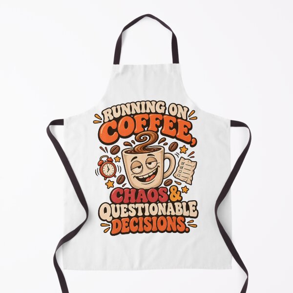 Item preview, Running on Coffee Chaos and Questionable Decisions designed and sold by Flamocha.