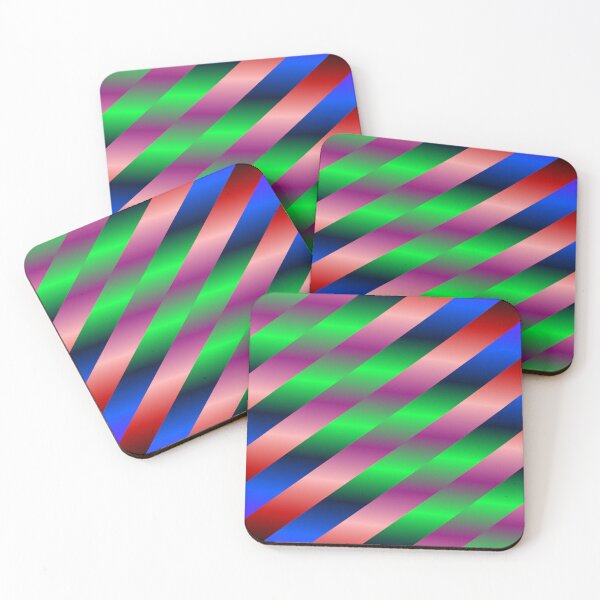 Item preview, Vibrant Multicolor Diagonal Stripe Pattern designed and sold by István Beresnyák.