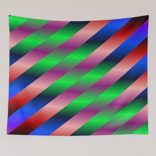Item preview, Vibrant Multicolor Diagonal Stripe Pattern designed and sold by István Beresnyák.