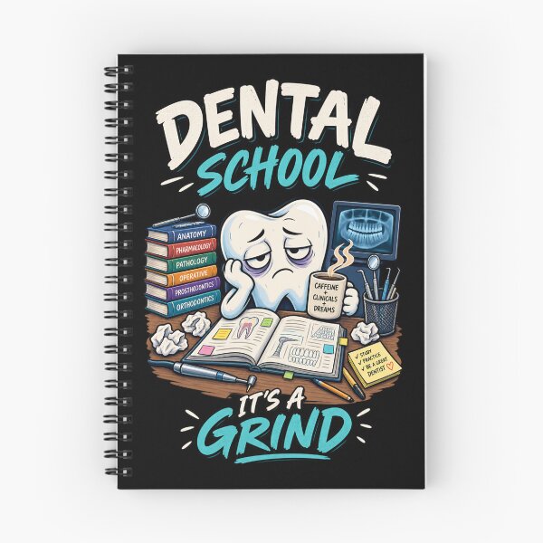Item preview, Dental School Grind – Funny Dental Student Exam Stress and Caffeine designed and sold by SidTastic .