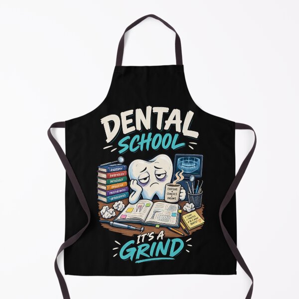 Item preview, Dental School Grind – Funny Dental Student Exam Stress and Caffeine designed and sold by SidTastic .