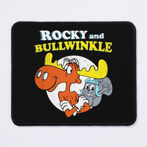 Item preview, Rocky And Bullwinkle Retro Cartoon Duo Design designed and sold by wonder-reject.