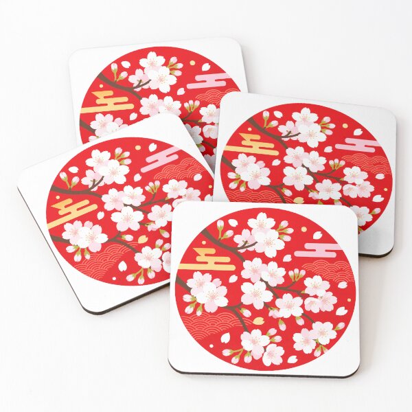 Item preview, Japanese Sakura Blossom - Traditional Red Mandala designed and sold by DAEWI PARK.