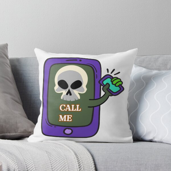 Item preview, Skeleton Phone Call Me Halloween Graphic designed and sold by NAMASTHE WORLD.