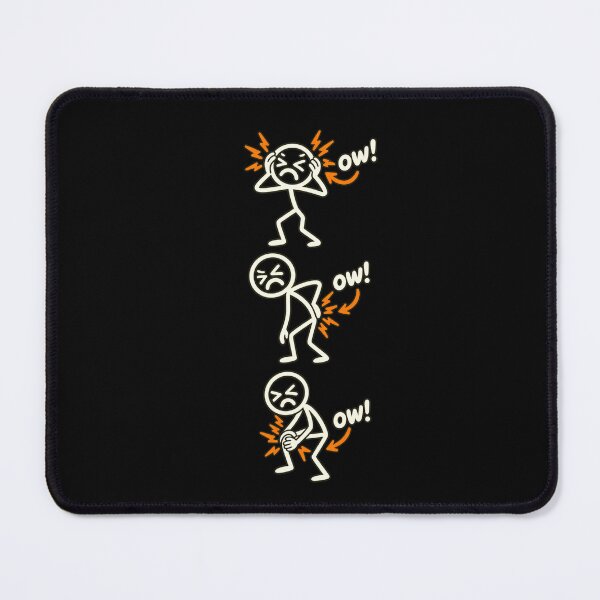 Item preview, Ow! Headache Back Pain Knee Pain Chronic Pain Sufferer designed and sold by FolkGraphics.