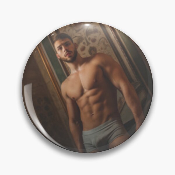 Item preview, Handsome Muscular Man in Vintage Style designed and sold by gayishdesign.