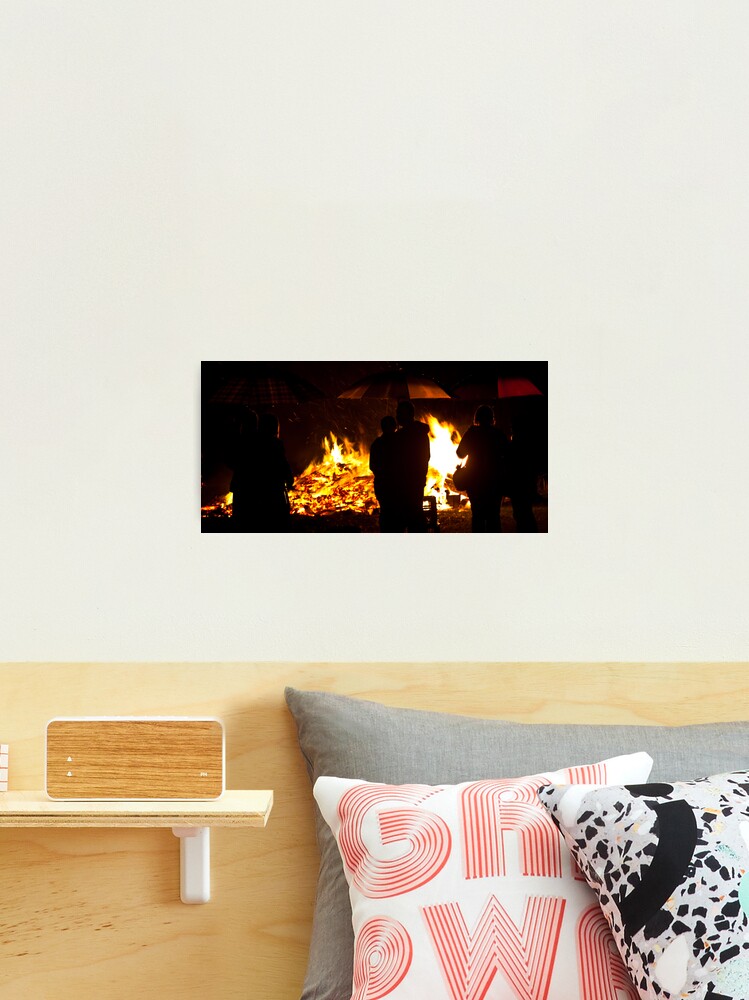 Thumbnail 2 of 3, Photographic Print, Brollies by the fire designed and sold by mistered.