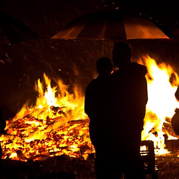 Artwork thumbnail, Brollies by the fire by mistered