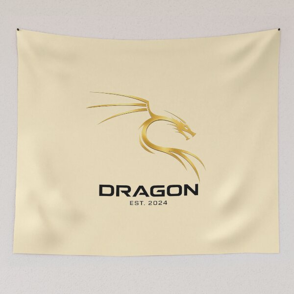 Item preview, Minimalist Cyber Dragon Silhouette Emblem designed and sold by nealalong.