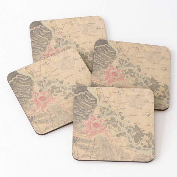 Item preview, Historic Map of Vienna (Austria) and its surroundings designed and sold by mintmap.