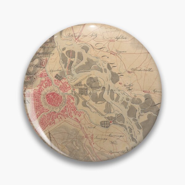 Item preview, Historic Map of Vienna (Austria) and its surroundings designed and sold by mintmap.