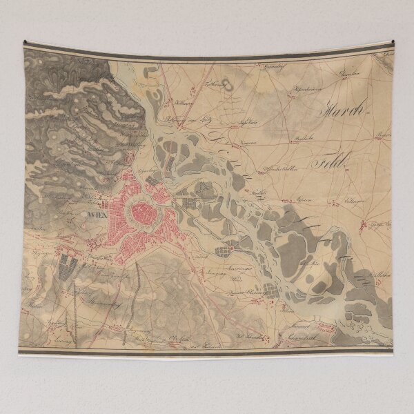 Item preview, Historic Map of Vienna (Austria) and its surroundings designed and sold by mintmap.