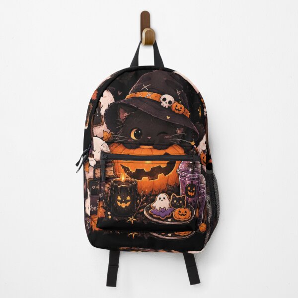 Item preview, Cute Halloween Ghost Witch & Pumpkin – Spooky Kawaii Aesthetic designed and sold by JTitli.