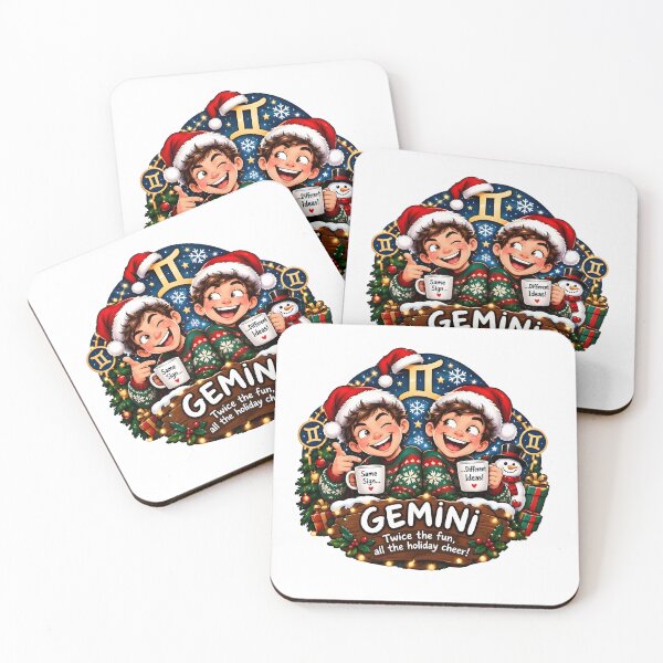 Item preview, Funny Gemini Twins Christmas Same Sign Mugs designed and sold by Zodiac Celestial Art.