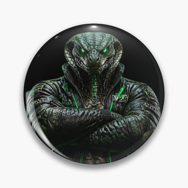 Item preview, Neon Green Viper Biker designed and sold by LazyDayzCo.
