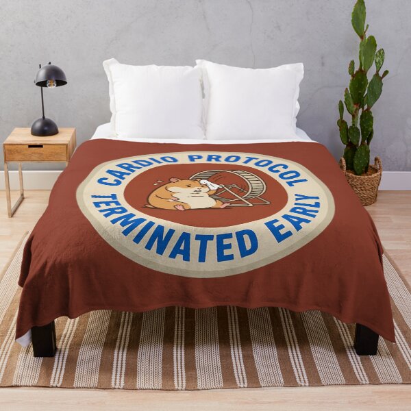 Item preview, Funny Hamster Cardio Routine Suspended Early Badge designed and sold by DripCultureLab.