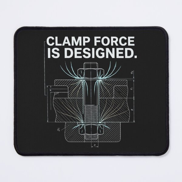 Item preview, Clamp Force Mechanical Joint Engineering Design designed and sold by Amr Darwish Graphic designer.