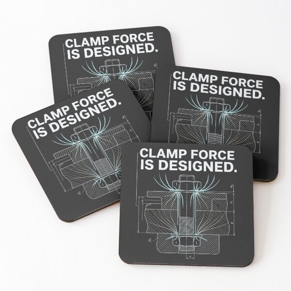 Item preview, Clamp Force Mechanical Joint Engineering Design designed and sold by Amr Darwish Graphic designer.