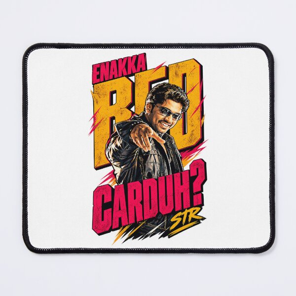 Item preview, STR Silambarasan Atman Simbu Ennaka Red Carduh Tribute Art designed and sold by Fashvora.