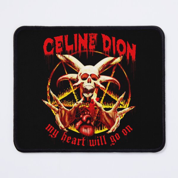 Item preview, Celine Dion Heavy Metal Skull Parody Design designed and sold by wonder-reject.